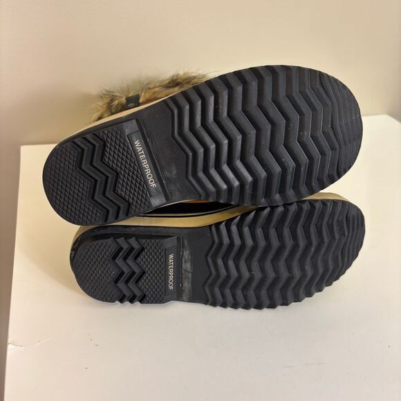 Sorel Brown Leather Suede Lace Up Tall Winter Waterproof Boots Size 7 - Picture 6 of 6